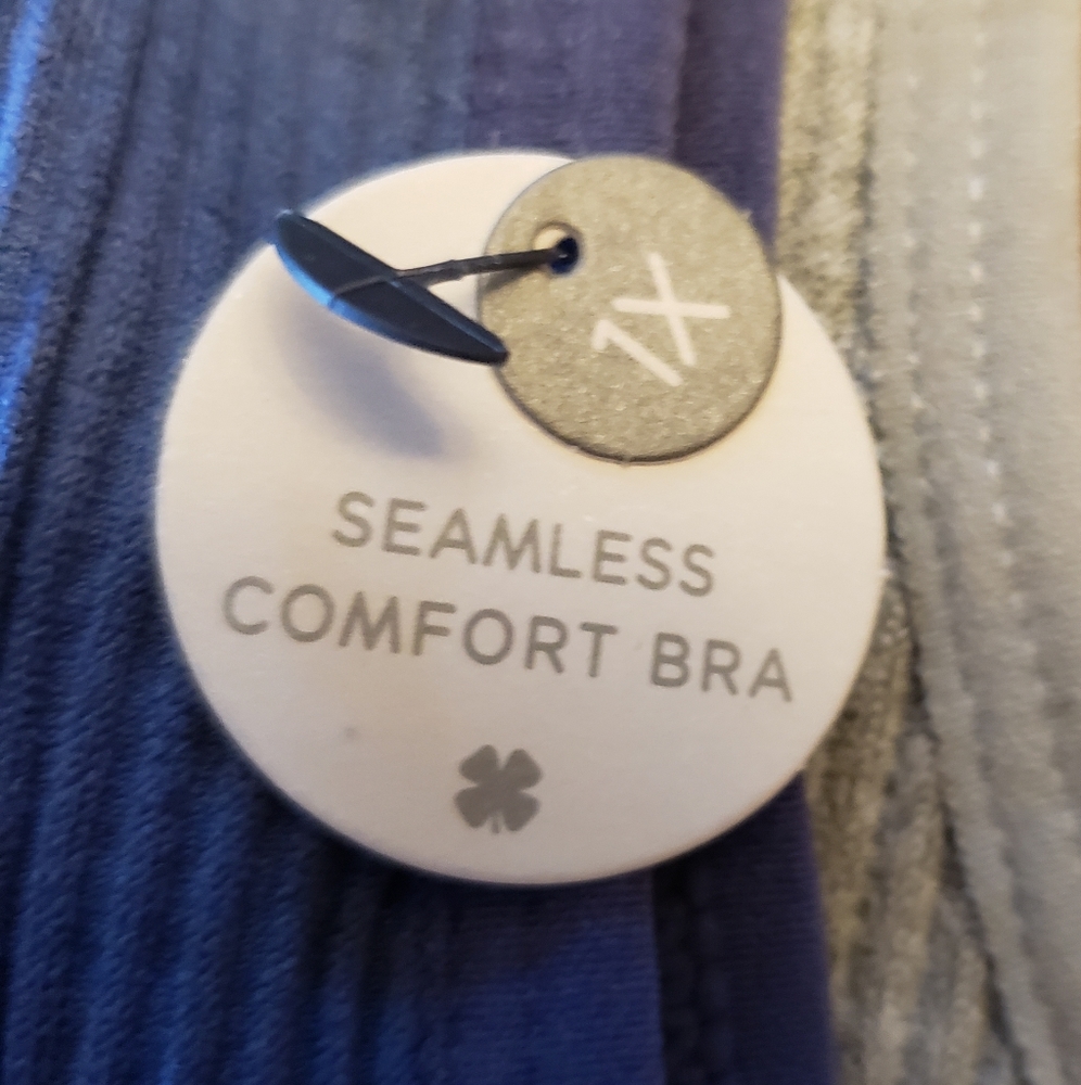 LUCKY brand 2pk super soft comfort sports lounge bras removeable pads 1X 2X - Picture 7 of 7